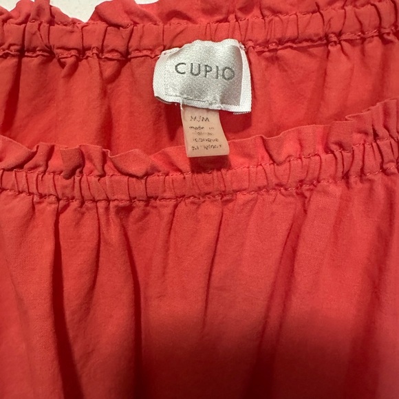 Cupio Coral with Islet Design Blouse! Size‎ M - Picture 2 of 5